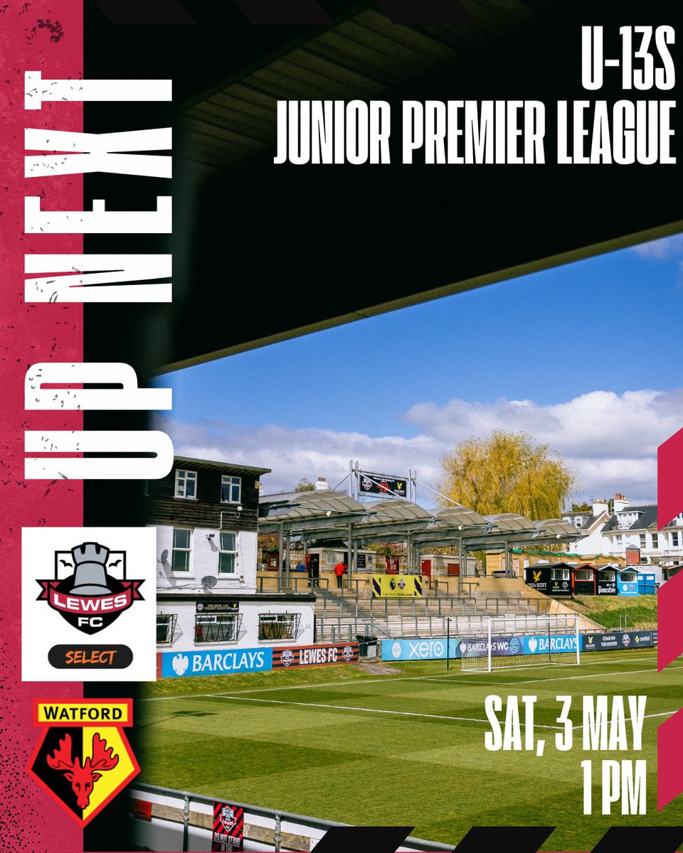 Our U-13 selects will be playing their league fixture against Watford at The Dripping Pan tomorrow! 😍

Kick off - 1pm

Free entry 👊

#COYR🔴⚫
