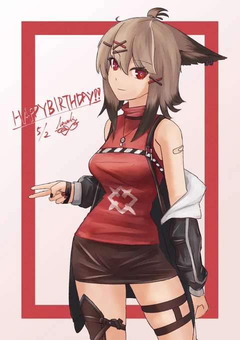 もう5回も祝ってるんだなカッターHBD!今年はコーデも発表されてうれしい年になったな… 