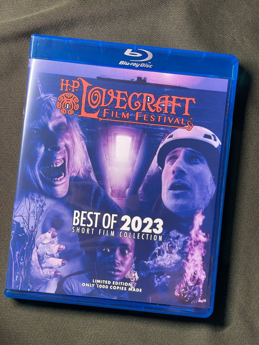 cthulhudune's tweet photo. H.P.Lovecraft Film Festival Best of 2023のブルーレイが届いた!ゴールデンウィークはこれを見ながら邪神を編むぜ(´ω`)
#hplff https://t.co/kmtpG8v9U6