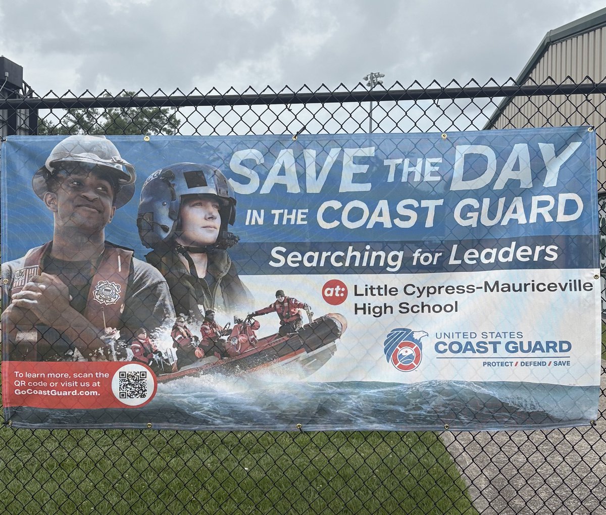 LCM Battlin’ Bears are excited to host the United States Coast Guard here for an upcoming discussion about being a better teammate and leader! #CoastGuardDW