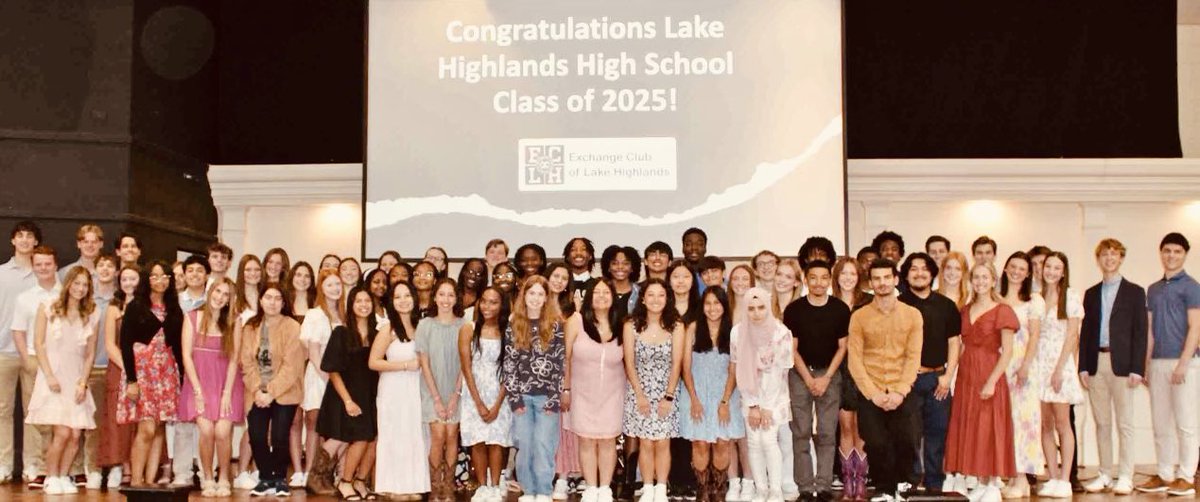 ExchangeClubLH (@exchangeclublh) on Twitter photo What a morning! Scholarship Day is the best day! We wish all our awardees success on their next steps on their journeys! Their paths are unknown but we are confident in their commitment to excellence inside and outside the classroom. <a href="/LakeHighlandsHS/">Lake Highlands High School</a> <a href="/RichardsonISD/">Richardson ISD</a> đđ What a morning! Scholarship Day is the best day! We wish all our awardees success on their next steps on their journeys! Their paths are unknown but we are confident in their commitment to excellence inside and outside the classroom. <a href="/LakeHighlandsHS/">Lake Highlands High School</a> <a href="/RichardsonISD/">Richardson ISD</a> đđ