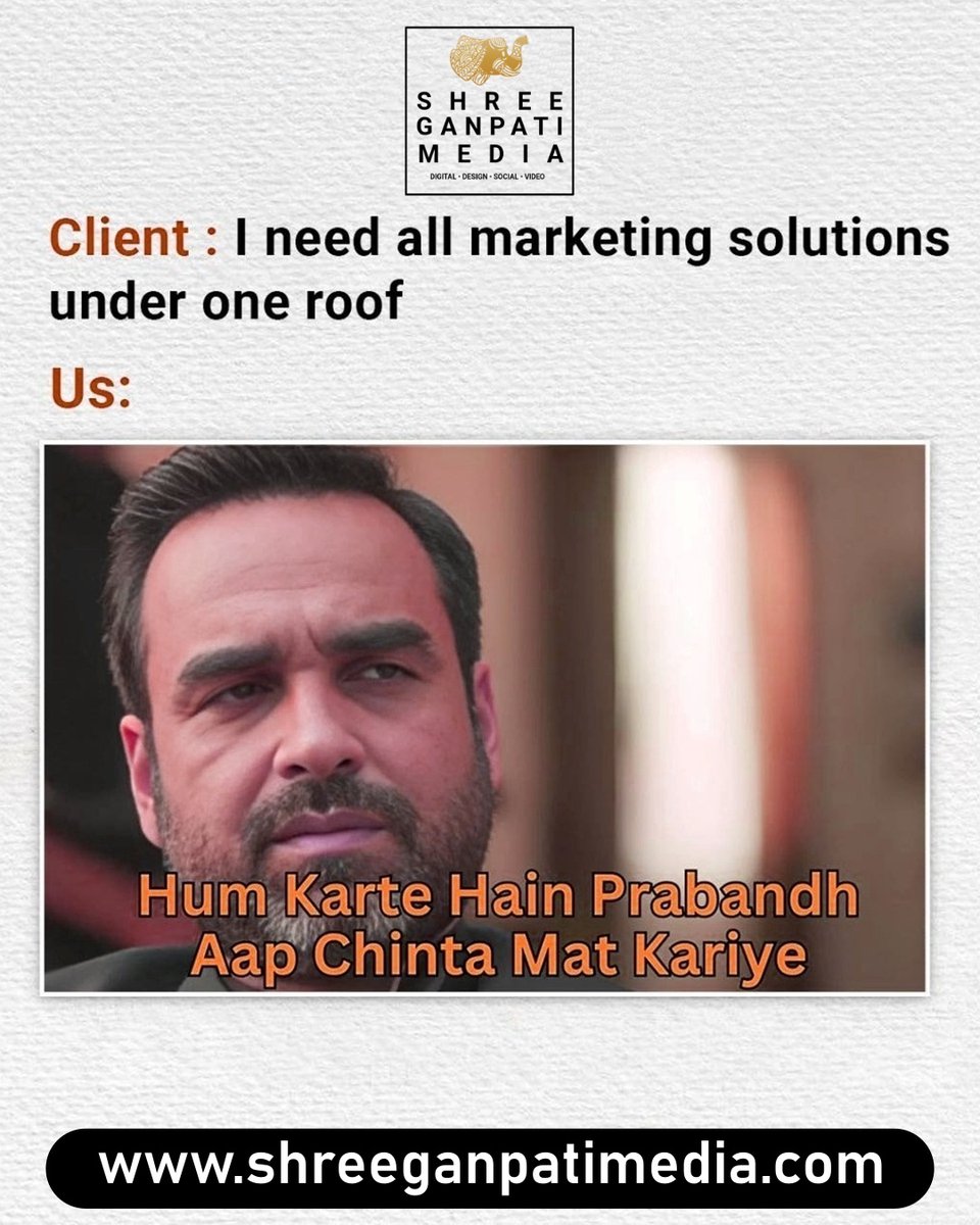 Shree Ganpati Media (@shreeganpatim) on Twitter photo Unleash unstoppable marketing power with our comprehensive package. From strategic planning to flawless execution, we deliver everything your brand needs for impactful results, hassle-free.
๐ง info@shreeganpatimedia.com
๐ +91 8100605366
๐ shreeganpatimedia.com Unleash unstoppable marketing power with our comprehensive package. From strategic planning to flawless execution, we deliver everything your brand needs for impactful results, hassle-free.
๐ง info@shreeganpatimedia.com
๐ +91 8100605366
๐ shreeganpatimedia.com