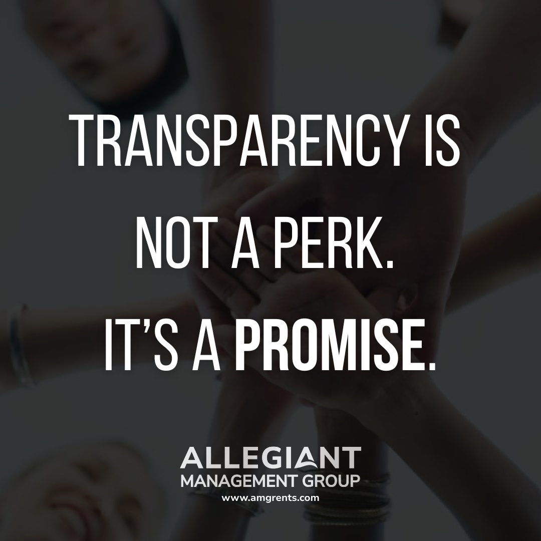 alexrentshouses's tweet image. 🔍 Transparency isn’t a perk — it’s a promise.

At @amgrents, clear communication, no hidden fees, and honest guidance come standard. 🤝✨ bit.ly/3VKSlbN
#TransparentManagement #AllegiantAdvantage #InvestorTrust #NoHiddenFees