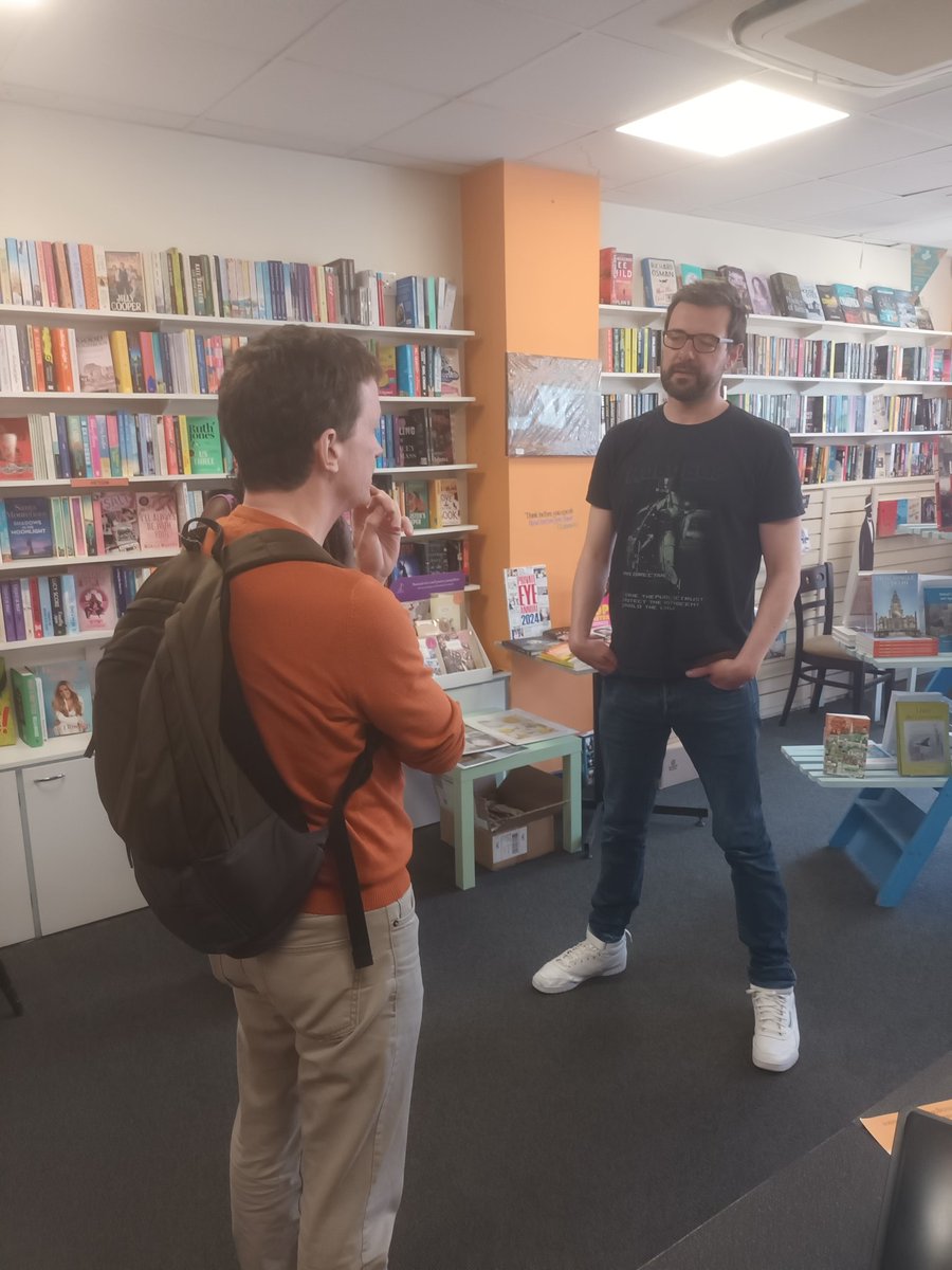Write Blend (@writeblendbooks) on Twitter photo When authors meet - <a href="/grady_hendrix/">Grady Hendrix</a> and <a href="/GRWill68628/">G.R. Williams (Gareth)</a> exchanging books and stories in the shop today When authors meet - <a href="/grady_hendrix/">Grady Hendrix</a> and <a href="/GRWill68628/">G.R. Williams (Gareth)</a> exchanging books and stories in the shop today