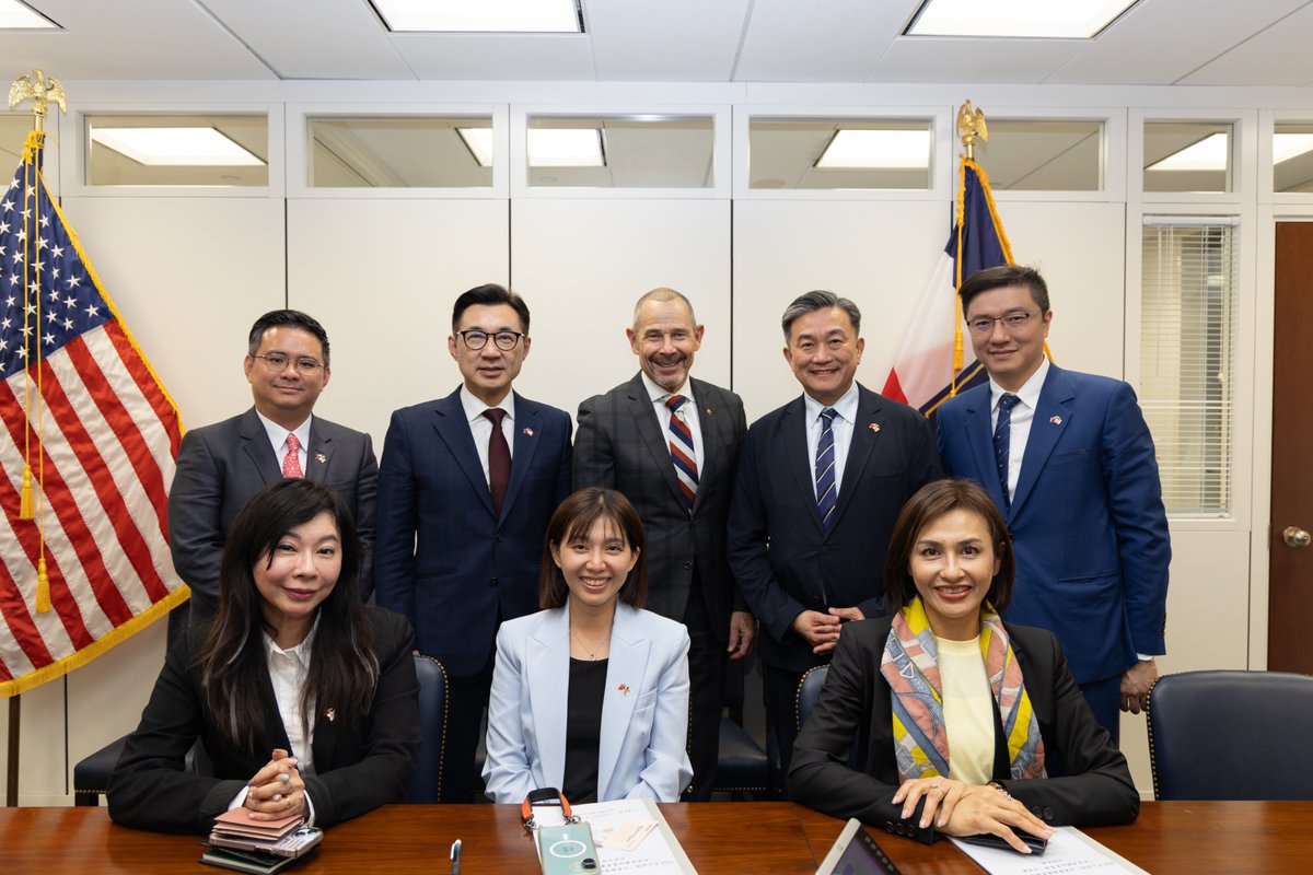 The United States and Taiwan have a longstanding, unshakable bond—rooted in our mutual commitment to freedom. I was honored to meet with members of the Taiwan Legislative Delegation to discuss democracy, stability in the Indo-Pacific, and economic partnerships in Utah.