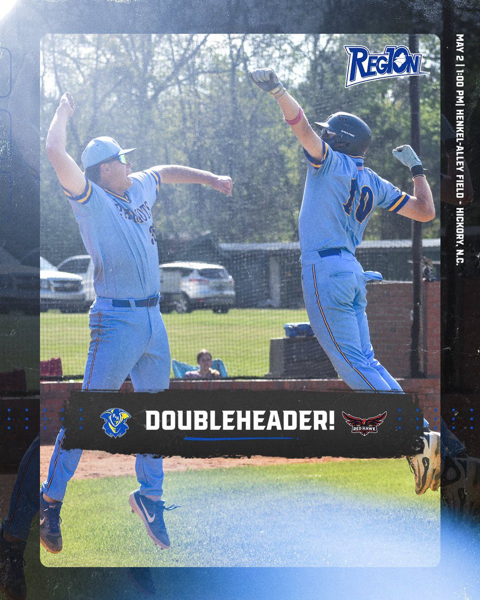 P&HCC Baseball (@phcc_baseball) on Twitter photo ๐ญ๐๐๐๐ ๐ช๐๐๐๐๐
๐๐๐.
Patriots take on the Red Hawks in Hickory this weekend for their final conference match up of the regular season. First pitch at 1:00 PM!
๐๏ธHenkel-Alley Field - Hickory, N.C.
๐บyoutube.com/@cvccredhawks?โฆ
โฐ1:00 PM & 4:00 PM
#PHamily โ๏ธ #RollPats ๐ญ๐๐๐๐ ๐ช๐๐๐๐๐
๐๐๐.
Patriots take on the Red Hawks in Hickory this weekend for their final conference match up of the regular season. First pitch at 1:00 PM!
๐๏ธHenkel-Alley Field - Hickory, N.C.
๐บyoutube.com/@cvccredhawks?โฆ
โฐ1:00 PM & 4:00 PM
#PHamily โ๏ธ #RollPats