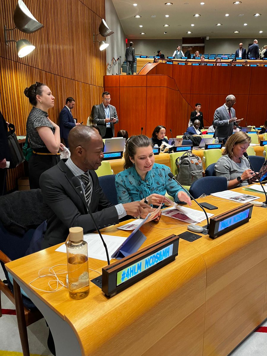 Ghana NCD Alliance (@ghanancd) on Twitter photo The National Coord. <a href="/GhanaNcd/">Ghana NCD Alliance</a> <a href="/LabramM/">Labram Musah</a> joins the global public health community incl COS, Govts at the UN HQ in New York 4 the Multistakeholder Healing on #NCDs & Mental Health
He calls on world leaders to:
Accelerate Implementation
Mobilise investments
Engage people living/NCDs The National Coord. <a href="/GhanaNcd/">Ghana NCD Alliance</a> <a href="/LabramM/">Labram Musah</a> joins the global public health community incl COS, Govts at the UN HQ in New York 4 the Multistakeholder Healing on #NCDs & Mental Health
He calls on world leaders to:
Accelerate Implementation
Mobilise investments
Engage people living/NCDs