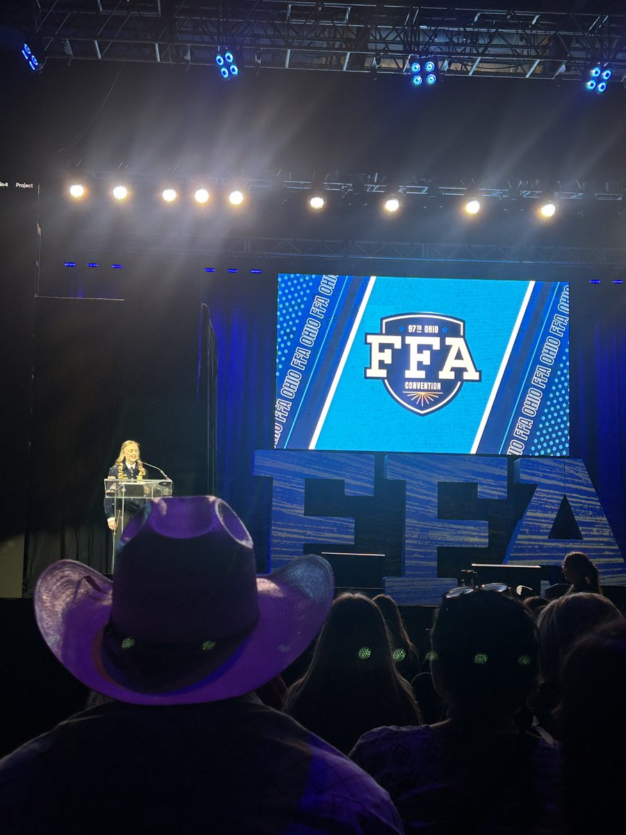 We are here with 10,000 of our friends for day 2 and session 4 of the State FFA Convention!