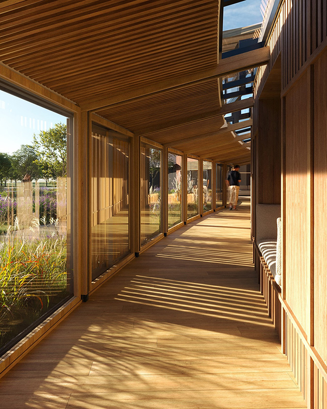 What happens when cutting-edge technology meets environmental preservation? A modern studio, a preserved landscape and an innovative way to build with nature, not against it. 

See how the “Digital Orchard” aims to set a new standard for sustainable design in Great Britian’s