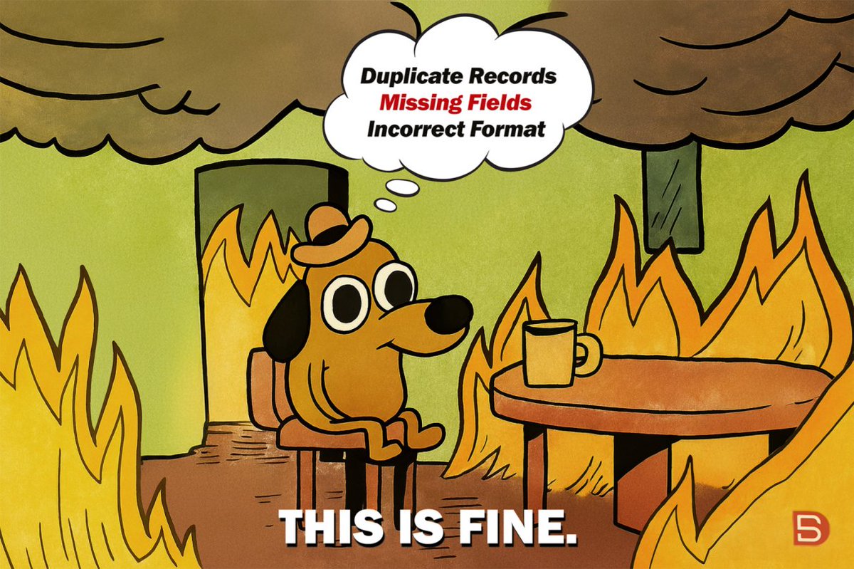 Datamaticsbpm's tweet image. Data quality is just a mindset…right? Why burn when you have the best available solution.
Try Datamatics now. datamaticsbpm.com
#dataquality #B2Bdata