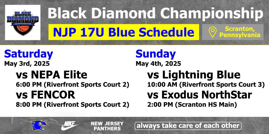 Aliza Schulberg (@schulberg2026) on Twitter photo Competing with my 17u Blue team in Scranton this weekend at the Black Diamond Championship!๐๐#earnit <a href="/nj_panthers/">NJ Panthers</a> <a href="/CoachWeberbball/">Coach Weber</a> <a href="/CoachCorisdeo/">Geoffrey Corisdeo</a> <a href="/CoachSchollNCSA/">Nicole Scholl</a> Competing with my 17u Blue team in Scranton this weekend at the Black Diamond Championship!๐๐#earnit <a href="/nj_panthers/">NJ Panthers</a> <a href="/CoachWeberbball/">Coach Weber</a> <a href="/CoachCorisdeo/">Geoffrey Corisdeo</a> <a href="/CoachSchollNCSA/">Nicole Scholl</a>