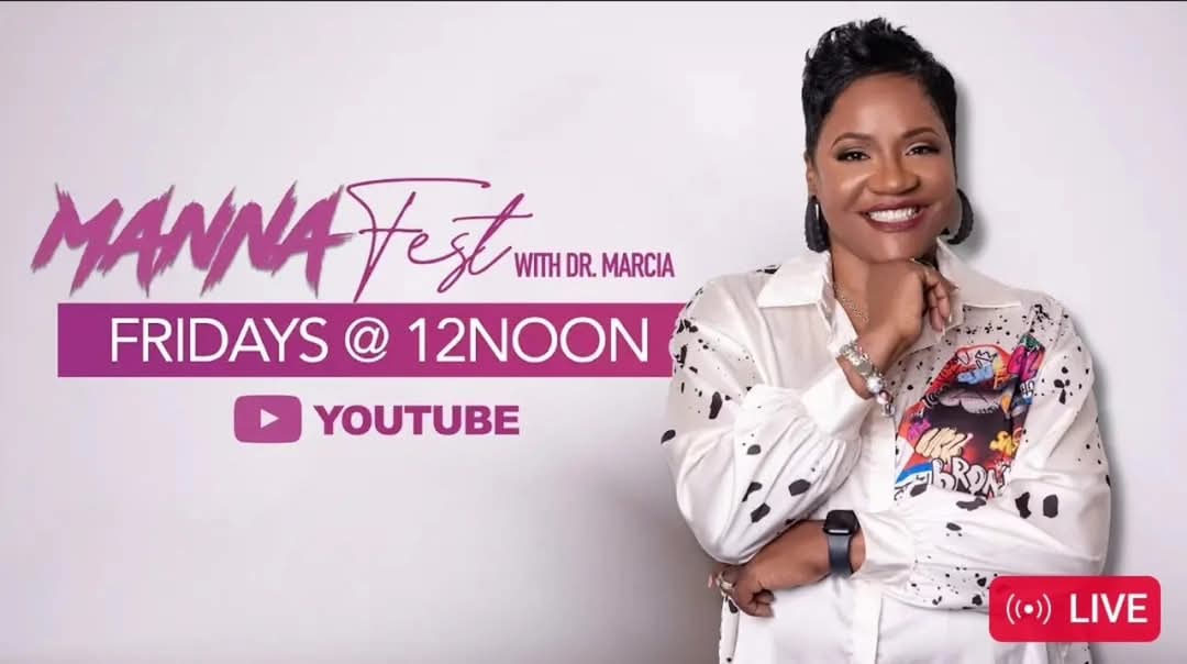 Make sure you plan to join Dr. Marcia today for MannaFest! The word she has for you will be one you don't want to miss!! See you at 12noon! #WeAreSWATA #WeGetTheWordTogether #StayConnected #MannaFest
