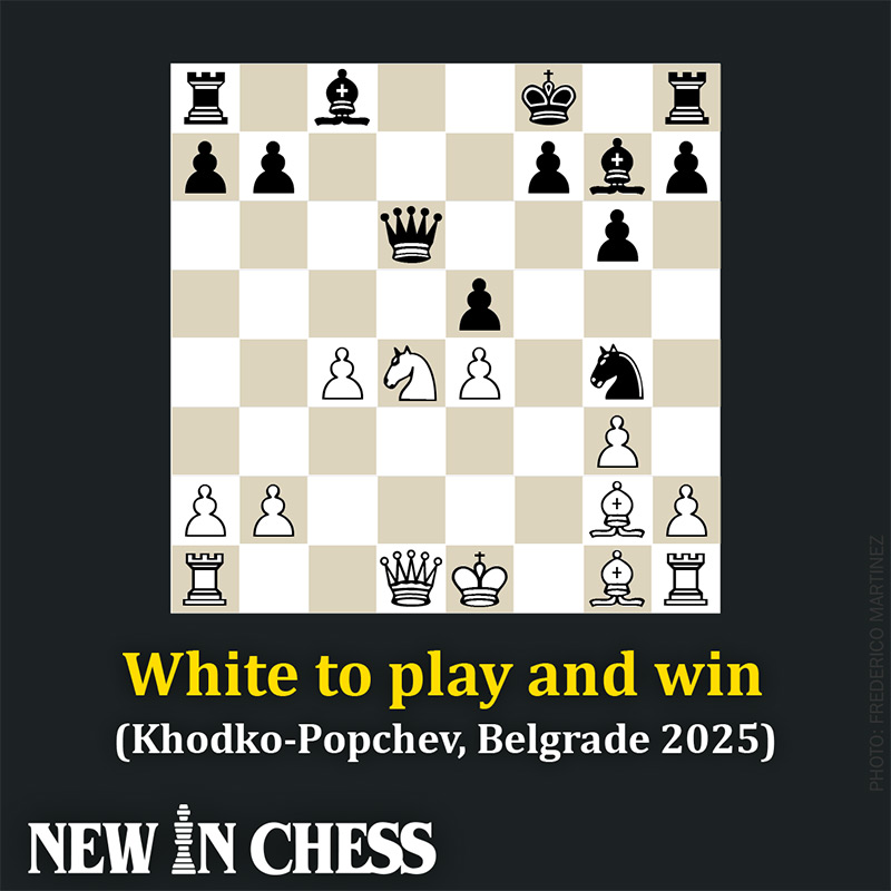 New In Chess (@newinchess) on Twitter photo Some essential pieces are tucked away, but can you find the move that forced resignation?
More tactics by <a href="/GMJacobAagaard/">GM Jacob Aagaard</a> in our latest New In Chess magazine issue.
newinchess.com/new-in-chess-2… Some essential pieces are tucked away, but can you find the move that forced resignation?
More tactics by <a href="/GMJacobAagaard/">GM Jacob Aagaard</a> in our latest New In Chess magazine issue.
newinchess.com/new-in-chess-2…