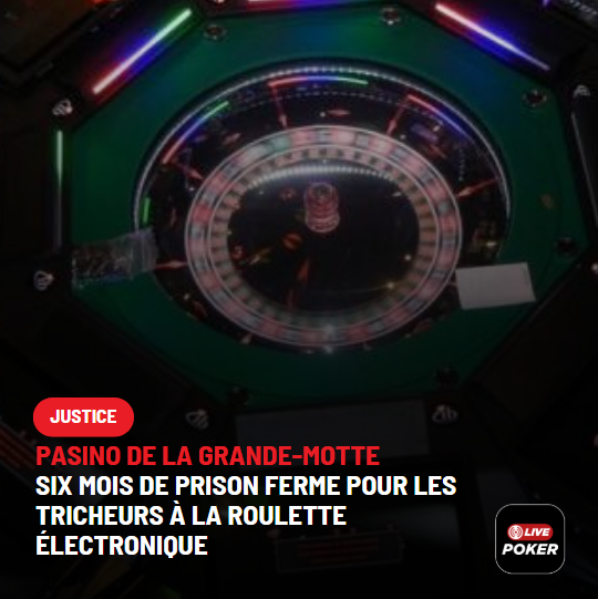 Live_Poker's tweet photo. On ne joue pas avec la justice et les jeux en France, prison ferme pour les arnaqueurs à la roulette !

https://t.co/zm8dGN4ze3

#justice #tricherie #roulette #groupepartouche #pasinodelagrandemotte https://t.co/A710LQpG7J