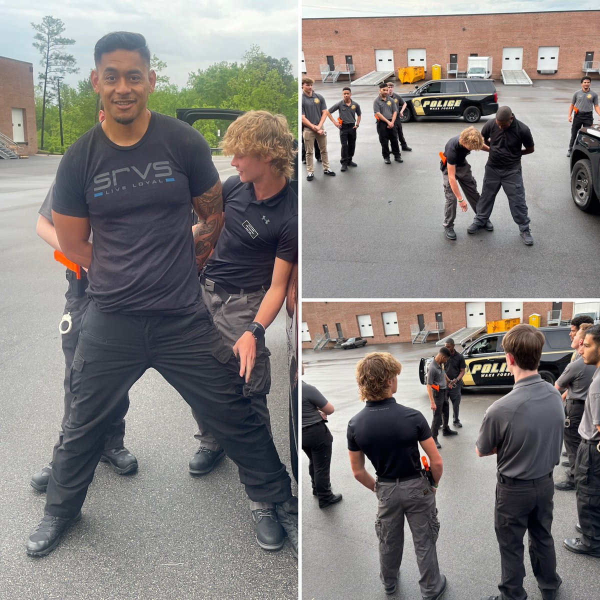 Our WFPD Junior Cadets got hands-on experience during last week’s session by learning how to properly search vehicles and people for contraband! 

#WakeForestPoliceDepartment #TownofWakeForest #WakeForestNC