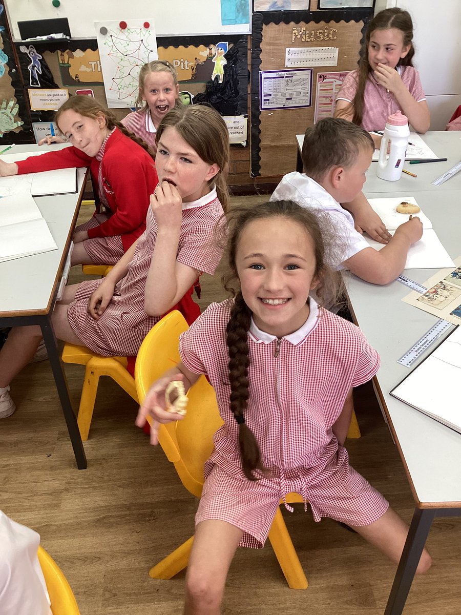 Year 4 have been baking, designing and tasting their biscuits ready to evaluate next lesson #acpsDT