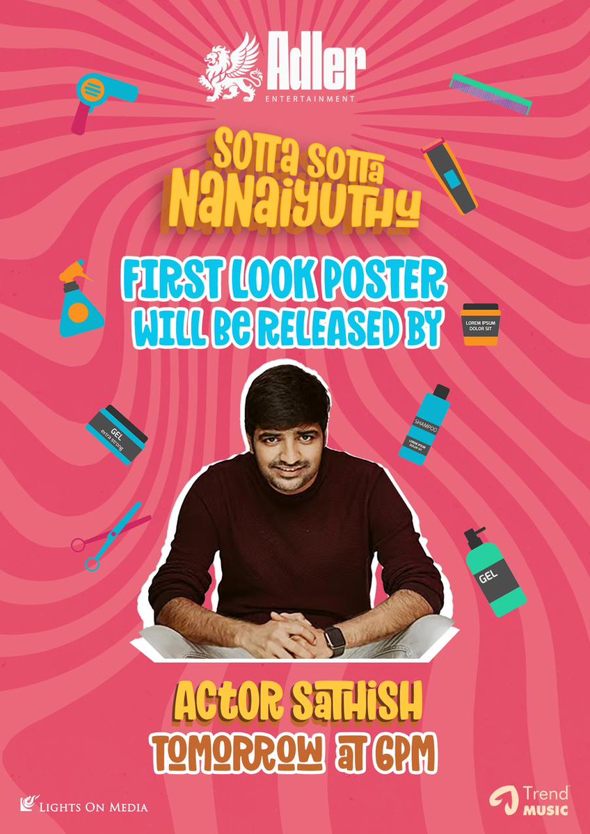 FullOnCinema (@fulloncinema) on Twitter photo #SottaSottaNanaiyuthu 👴 First Look will be Released by <a href="/actorsathish/">Sathish</a> & <a href="/Bala_actor/">Bala saravanan actor</a> on Tomorrow @ 6⃣PM
<a href="/naveedhsfareed/">naveedhsfareedh</a>
<a href="/actornishanth/">Nishanth Russo</a>
<a href="/RajaMimicry/">Raja Elangovan</a>
<a href="/itsshaalini/">Shalini</a>
<a href="/varshinivenkat_/">Varshini Venkat</a>
@rayeezamd
<a href="/renju2786/">RENJITH UNNI</a>
<a href="/eega_praveen/">eega_praveen</a>
<a href="/yuvaraj_kannan_/">YuvarajKannan</a>
<a href="/asulthanrajapro/">A Raja Pro</a> #SottaSottaNanaiyuthu 👴 First Look will be Released by <a href="/actorsathish/">Sathish</a> & <a href="/Bala_actor/">Bala saravanan actor</a> on Tomorrow @ 6⃣PM
<a href="/naveedhsfareed/">naveedhsfareedh</a>
<a href="/actornishanth/">Nishanth Russo</a>
<a href="/RajaMimicry/">Raja Elangovan</a>
<a href="/itsshaalini/">Shalini</a>
<a href="/varshinivenkat_/">Varshini Venkat</a>
@rayeezamd
<a href="/renju2786/">RENJITH UNNI</a>
<a href="/eega_praveen/">eega_praveen</a>
<a href="/yuvaraj_kannan_/">YuvarajKannan</a>
<a href="/asulthanrajapro/">A Raja Pro</a>