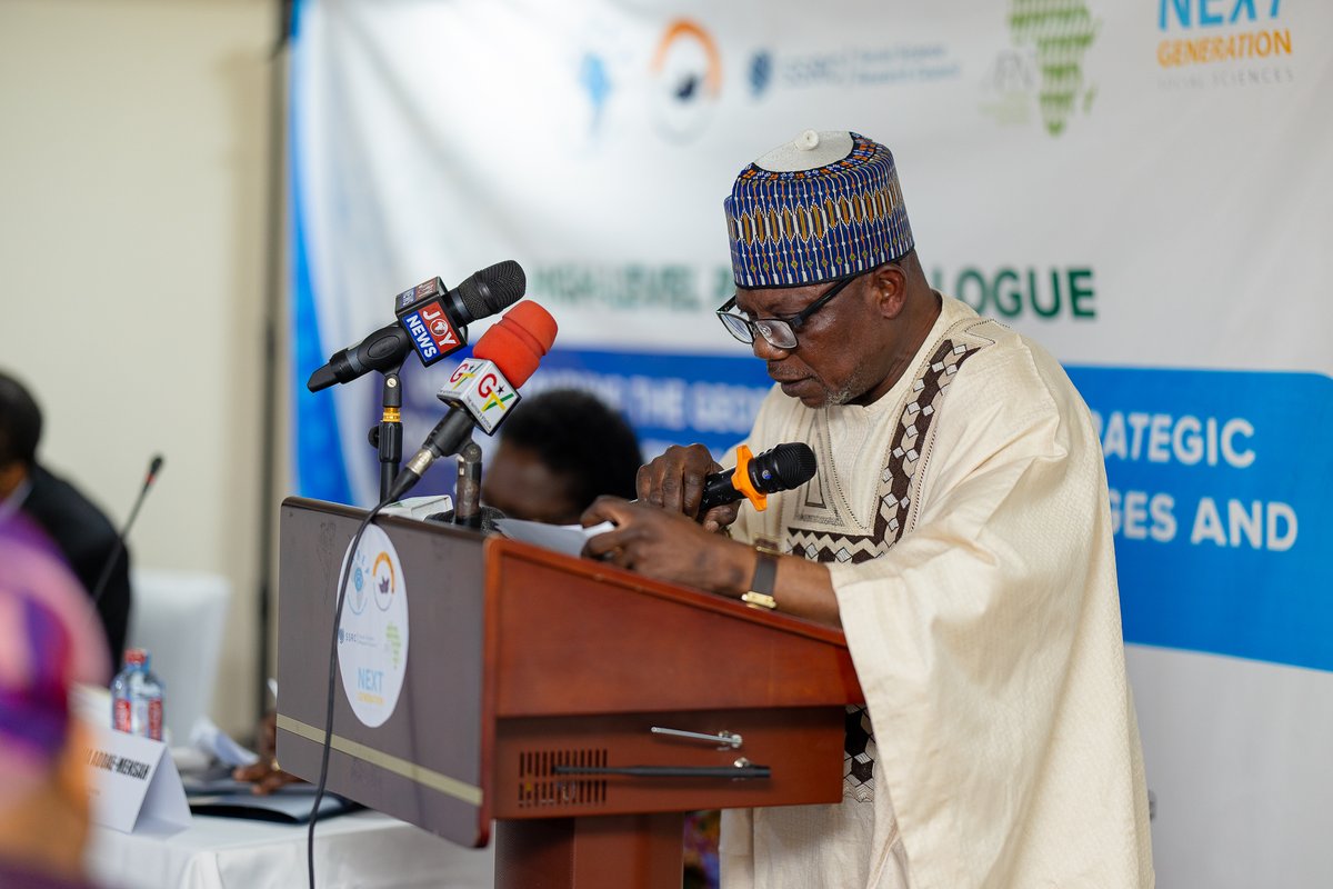 LECTURE SERIES #16 📚

"Understanding the Geopolitical and Strategic Changes in West Africa: Emerging Challenges and Future of ECOWAS" by Amb. Abdel-Fatau Musah, PhD: bit.ly/4d2Ku0D

Originally part of the SSRC-WANEP-CORNWA High-Level Policy Dialogue in Accra, Ghana.