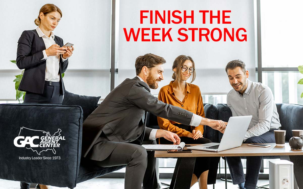 GeneralAgentCen's tweet image. 🏁 Finish the Week Strong
One new product. One new client. One big win. Start now with General Agent Center.
 ⚡Take the first step: GACQuote.com
#AgentGoals #FinishStrong #GACNetwork
