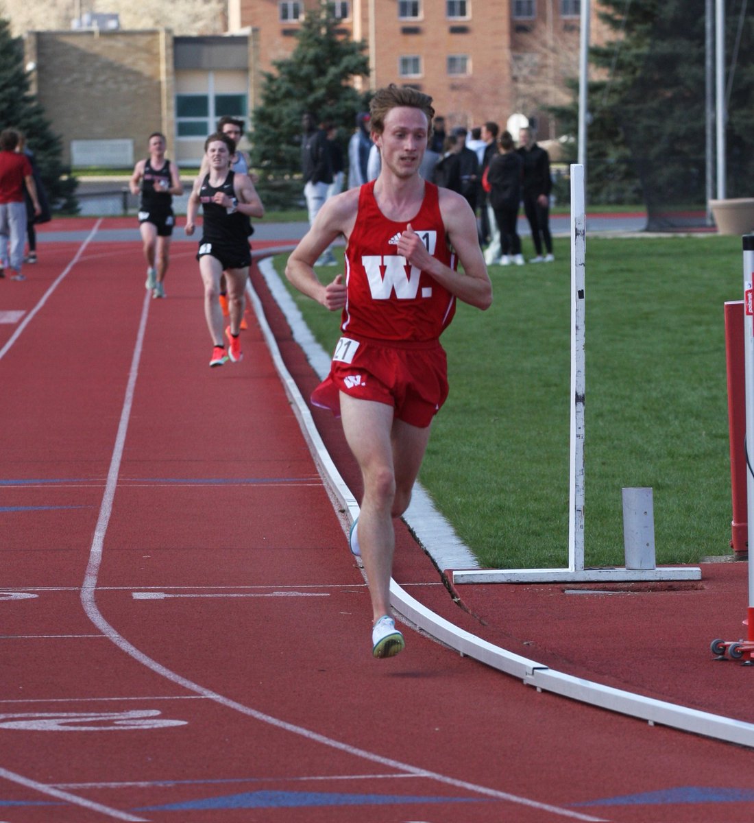 Wabash College senior and Western grad Brayden Curnutt is closing out his college career in style. This morning at the NCAC meet at DePauw University he won the 10,000 meter run in   30:38.75 - a new Conference record.