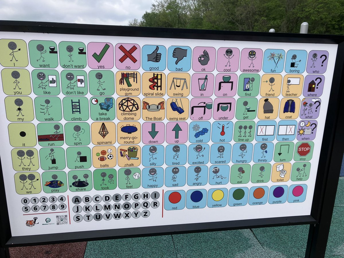 Proud of our team for adding this Communication Board to our <a href="/LPStigers/">LPS Tigers</a> playground! #Inclusion #beLOVEland <a href="/LovelandTigers/">Loveland Tigers</a>