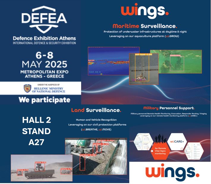 We are proud to announce our participation in DEFEA 2025, a premier international defence and security exhibition under the auspices of the Hellenic Ministry of National Defence, with the support of SEKPY and organized by ROTA Exhibitions Greece.

Find us at STAND A27 Hall 2