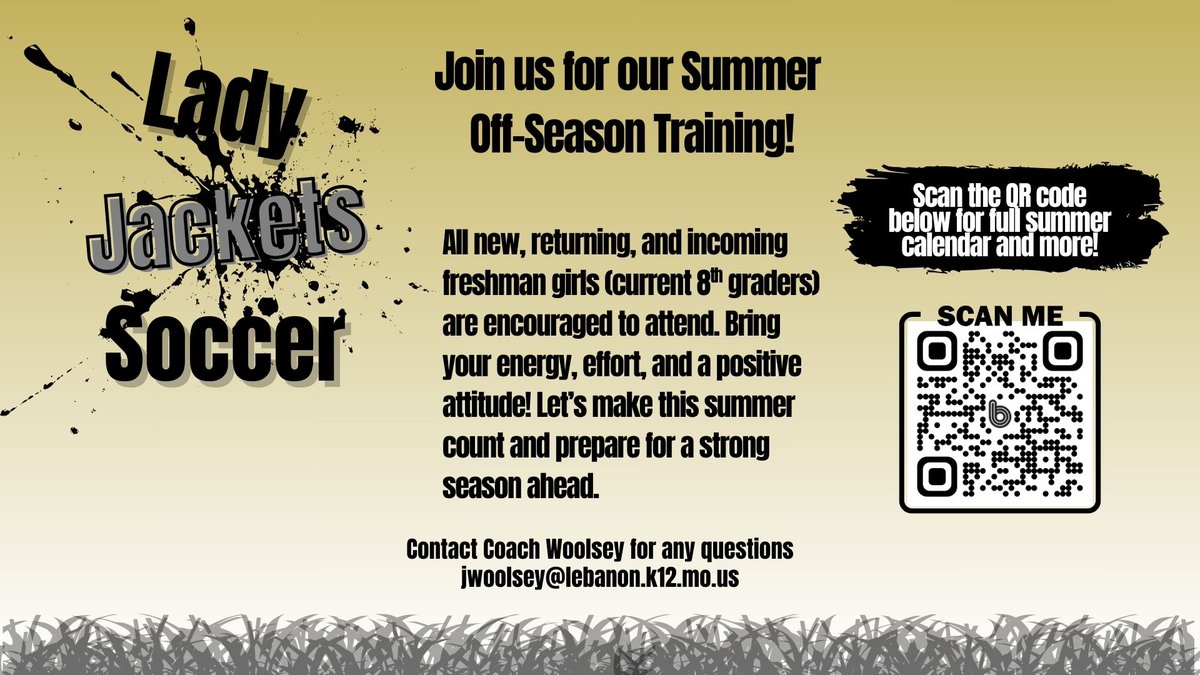 Summer is almost here! Join us for our off-season training!