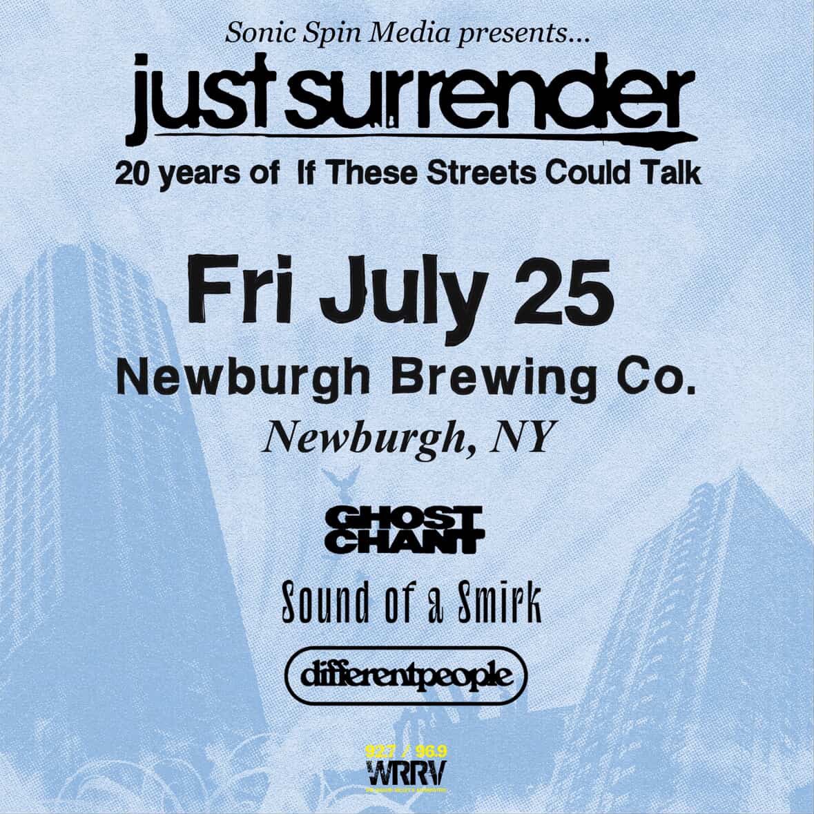 TICKETS ON SALE NOW!
sonicspinmedia.ticketspice.com/just-surrender…