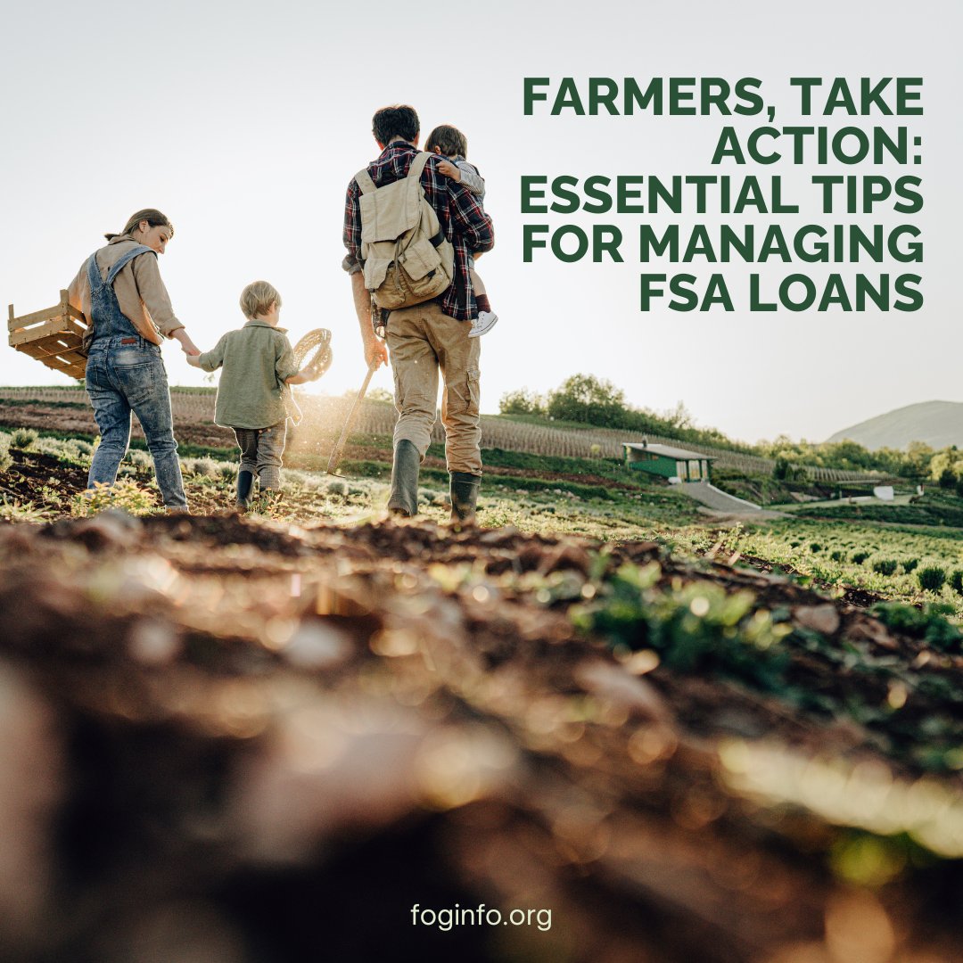 Farmers with Farm Service Agency (FSA) loans, it's crucial to stay on top of any notices you receive to avoid defaults or foreclosures. Stay informed about resources and updates on this topic:
bit.ly/4lXQLP7 
bit.ly/4jZ0qmH

#Farmers #FSA #InflationReductionAct