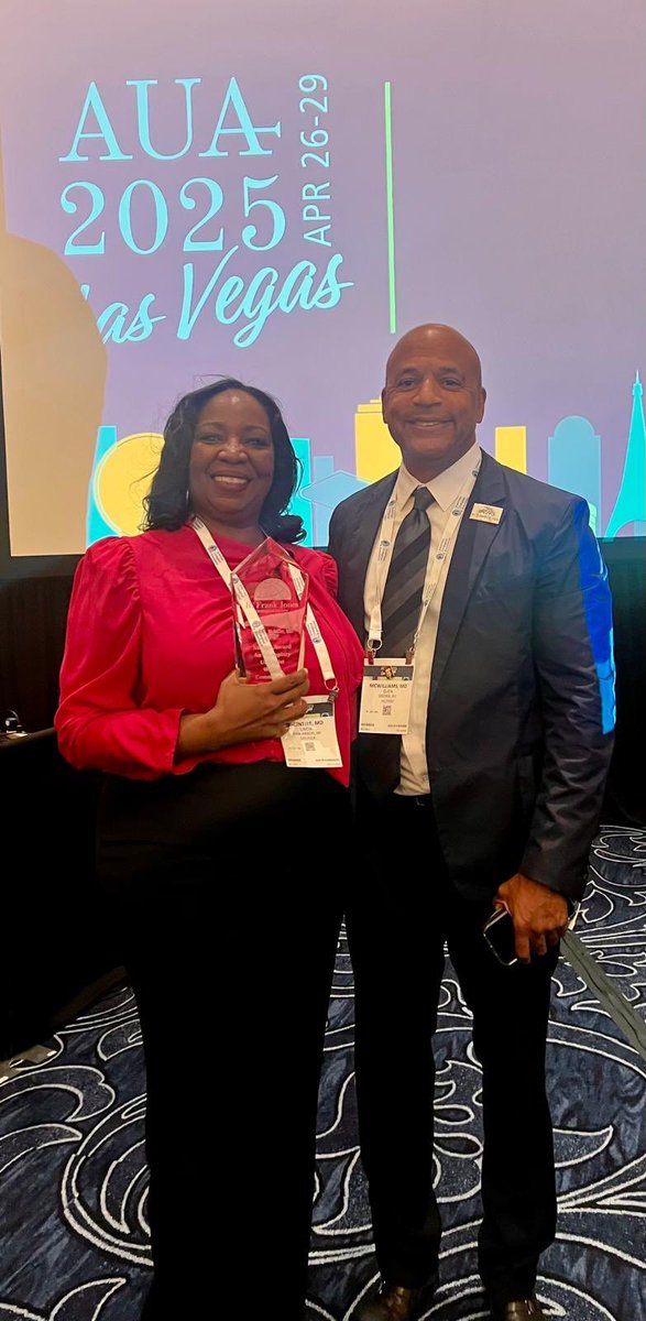 Amer. Urol. Assn. (@amerurological) on Twitter photo Congratulations to Dr. Linda McIntire for being awarded the R. Frank Jones Urological Society Stellar Award and to Dr. Joseph A. Smith on being awarded the first R. Frank Jones Urological Society “Outstanding Contributions Award” for promoting Health Equity. 👏
<a href="/rfrankjones_uro/">R. Frank Jones Urological Society</a> Congratulations to Dr. Linda McIntire for being awarded the R. Frank Jones Urological Society Stellar Award and to Dr. Joseph A. Smith on being awarded the first R. Frank Jones Urological Society “Outstanding Contributions Award” for promoting Health Equity. 👏
<a href="/rfrankjones_uro/">R. Frank Jones Urological Society</a>