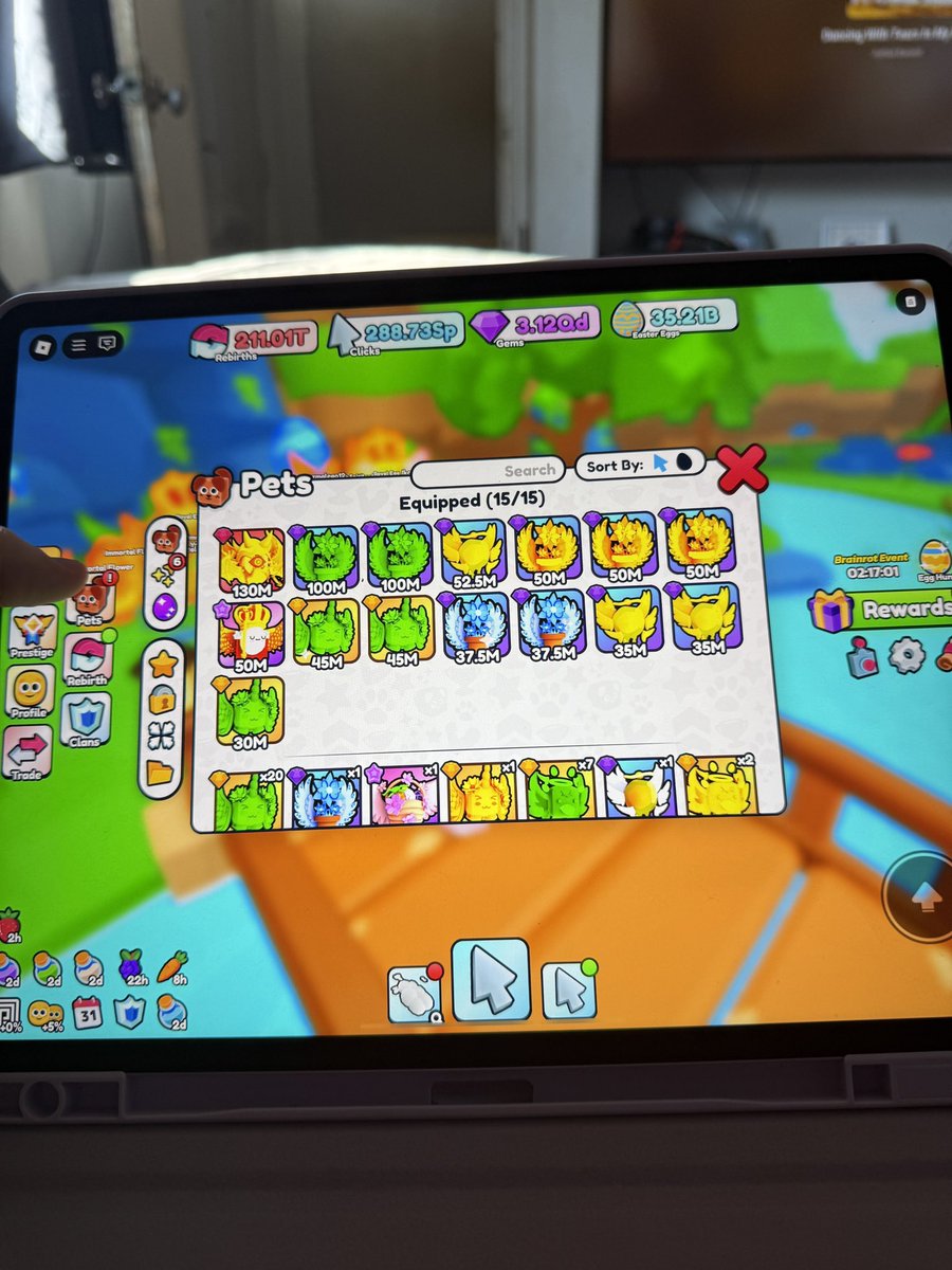 CharlieC7180's tweet photo. @StudioPowerful my games bugging and I’ve tried restarting it and Roblox as a whole but my items page just ain’t loading. I can still see my pets page and eggs page, it’s just the items one that’s not working and I don’t know how to fix it https://t.co/CRbkq8j5UR