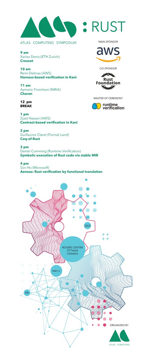 Today in Ottawa at the Rogers Center <a href="/ICSEconf/">ICSE</a> #rustlang