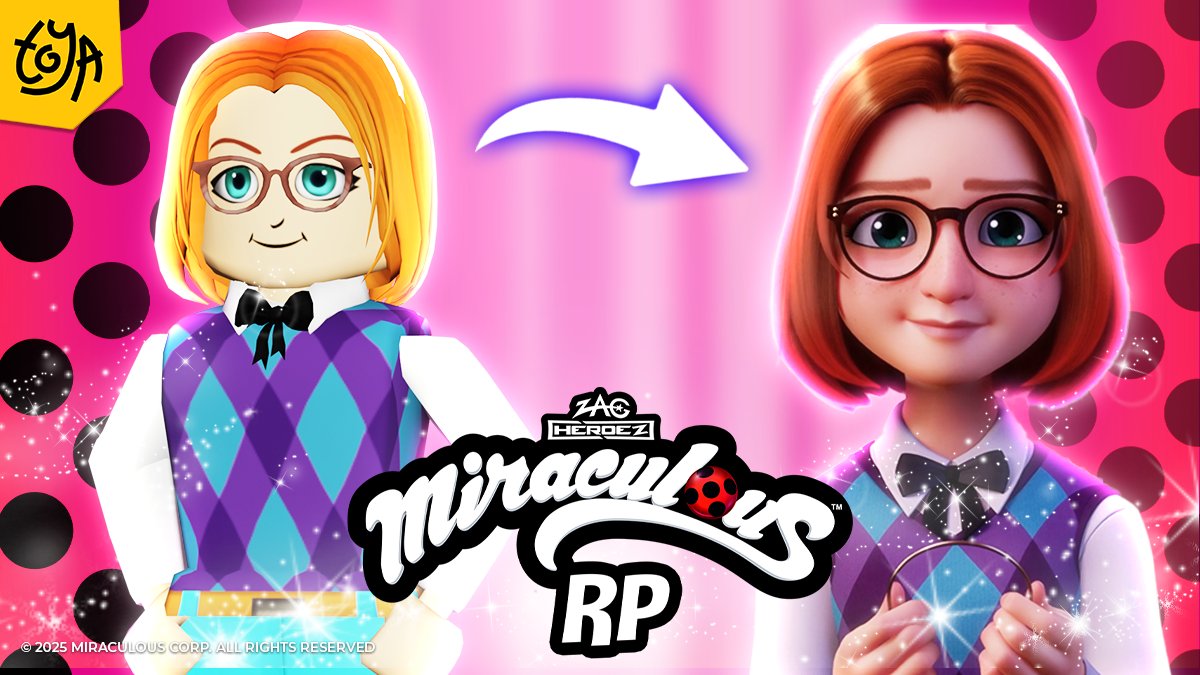 ToyaPlayStudio's tweet image. 🌟 MLB Update 🌟
🌟Season 6 Sabrina &amp;amp; Miss Hound Added
🌟 New Transformation for Miss Hound!
🌟 New Feature Added - Become a Kwami!
🌟 New Location added - Paris Metro station
🌟 New Sports Field added to Central Paris

roblox.com/games/63777405…