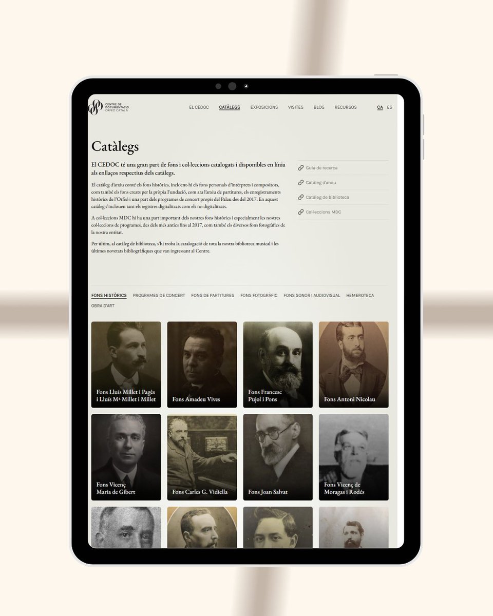 cedocpalau (@cedocpalau) on Twitter photo 💥 Estem d'estrena!
Us convidem a descobrir el nou web del <a href="/cedocpalau/">cedocpalau</a>, amb un disseny renovat, pensat per facilitar-vos l'accés als continguts i oferir-vos una experiència de navegació més atractiva.
Dona-hi una ullada!🧐
👉cedoc.cat 💥 Estem d'estrena!
Us convidem a descobrir el nou web del <a href="/cedocpalau/">cedocpalau</a>, amb un disseny renovat, pensat per facilitar-vos l'accés als continguts i oferir-vos una experiència de navegació més atractiva.
Dona-hi una ullada!🧐
👉cedoc.cat