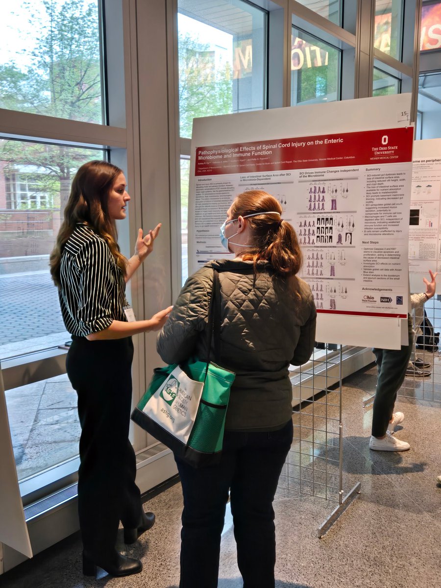 Our #2025DepartmentofNeuroscienceResearchDay poster session is creating the opportunity for some truly amazing conversations! Love to see our people mingling together #BuckeyeNeurosci 🧠