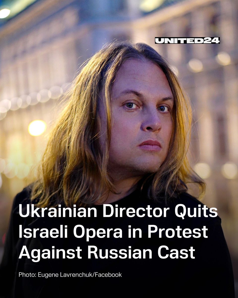 Ukrainian director Eugene Lavrenchuk pulled out of Handel’s Rinaldo at the Jerusalem Lyric Opera Festival after learning Russian singers were cast.

“Let Russia return the occupied territories and drown in sanctions, and then fine, I’ll be the first to stage Tchaikovsky.”