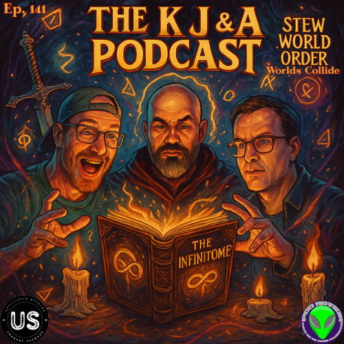 KJandApodcast's tweet photo. 🔥 Catch up on our latest drops!
🎙️ Ep. 140 – Talk to Me review
🎮 K J Arcade Ep. 16 – Killer Instinct
👾 Ep. 141 – guest ep w/ @SWOProductions
Horror, retro games &amp; comic book chaos? We gotchu.
#KJandAPodcast #TalkToMe #KillerInstinct #StewWorldOrder https://t.co/YJlDEXlVOm