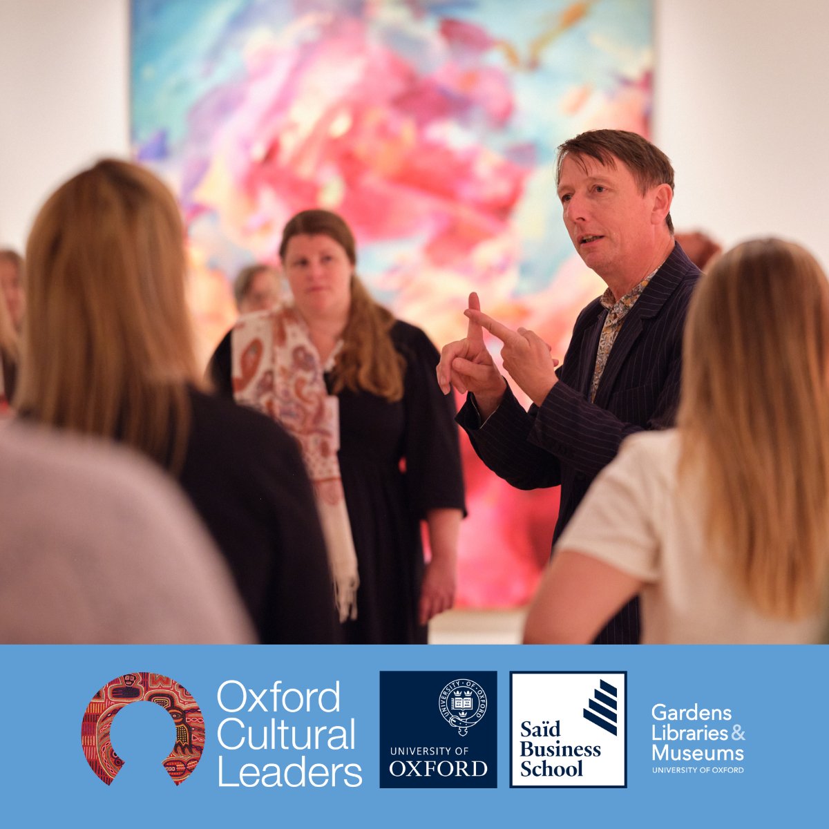 What does OCL leadership training look like? 

Time to reflect 🌿
Big ideas 💡 
A global community 🌍 

Applications for the residential programme close 9 June: buff.ly/3RHbWYK

Designed and delivered by @OxfordGLAM + <a href="/OxfordSBS/">Saïd Business School</a>