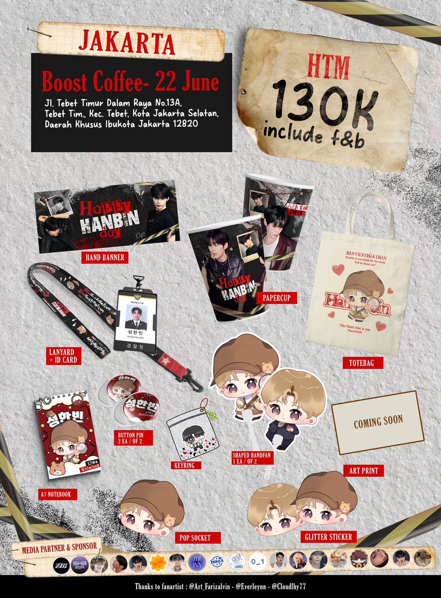 1306unlocked's tweet image. 2025 Sung Hanbin Birthday Event

[𝗖𝗔𝗦𝗘 𝗙𝗜𝗟𝗘: #𝟭𝟯𝟬𝟲-𝗛𝗔𝗡𝗕𝗜𝗡]
A mysterious celebration is underway. Rumors say the final clue isn’t an object… it’s a person.

The case is open. Are you ready to uncover the truth?

Mission: Attend the birthday cafe
Date: June…