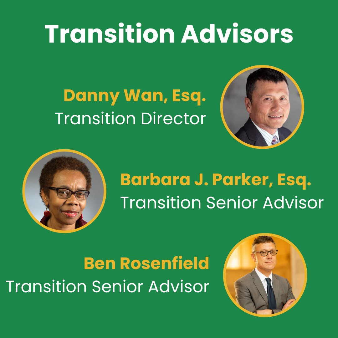 🚨 Big news from Oakland! 🚨

Mayor-elect Barbara Lee has officially announced her Transition Committee — a powerhouse group of leaders and community advocates who will help guide her first 100 days in office.

From housing to public safety to economic justice, this team reflects