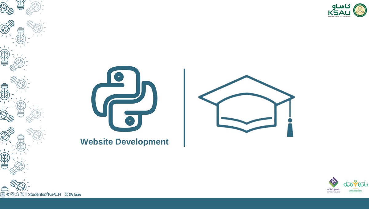 هل ترغب في دخول عالم البرمجة ؟
انضم إلينا في دورة أساسيات البرمجة وتعلم المفاهيم الرئيسية بطريقة سهلة ومبسطة

دورتنا مصممة خصيصًا للمبتدئين خطوة بخطوة، من الصفر

ابدأ اليوم وتعلّم مهارة المستقبل✨
ل التسجيل:
forms.office.com/r/22FzFmkbWa