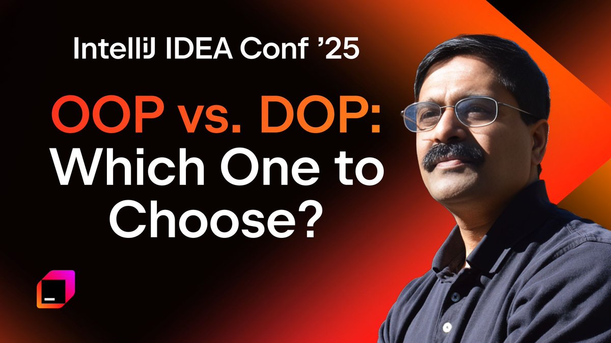 intellijidea's tweet image. Introducing our #IntelliJIDEAConf speakers and talks!

🎙 OOP vs. DOP: Which One to Choose?, by @venkat_s
🗓 June 4, 4:00 pm UTC

Get the full details and register for free today! 👉 jb.gg/n1d0kb