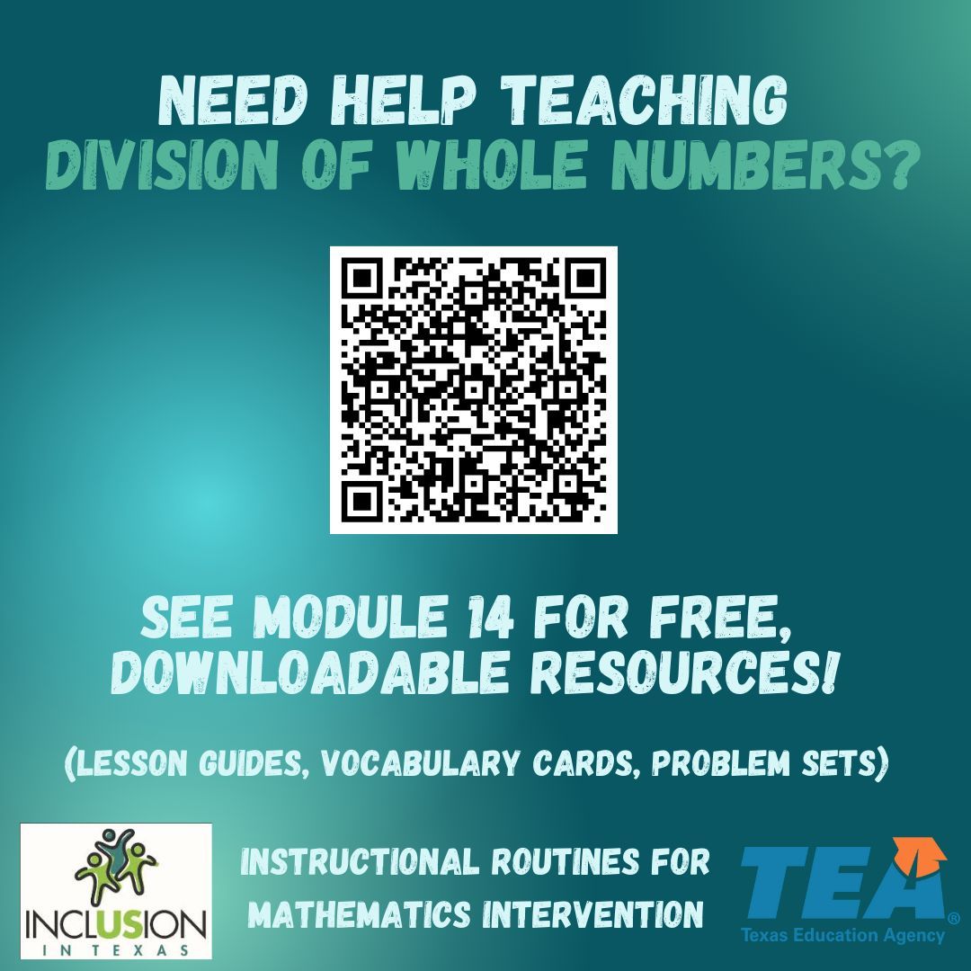 Here are some lesson guides, problem sets, and vocabulary cards - all focused on division of whole numbers. Download them today! buff.ly/4gVbM9e