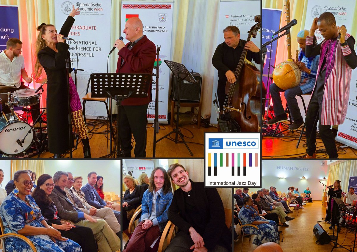 Diplomacy and Commerce Austria (@thedcaustria) on Twitter photo Roots to Future - International Jazz Day Celebration
🔗➡️
diplomacyandcommerce.at/roots-to-futur…
<a href="/reginarusz/">Regina Rusz</a> <a href="/Maimounata/">Maimounata Ouattara</a> <a href="/waltergehr/">Walter Gehr</a> <a href="/MFA_Austria/">MFA Austria</a> <a href="/UNESCO/">UNESCO 🏛️ #Education #Sciences #Culture 🇺🇳</a> Roots to Future - International Jazz Day Celebration
🔗➡️
diplomacyandcommerce.at/roots-to-futur…
<a href="/reginarusz/">Regina Rusz</a> <a href="/Maimounata/">Maimounata Ouattara</a> <a href="/waltergehr/">Walter Gehr</a> <a href="/MFA_Austria/">MFA Austria</a> <a href="/UNESCO/">UNESCO 🏛️ #Education #Sciences #Culture 🇺🇳</a>