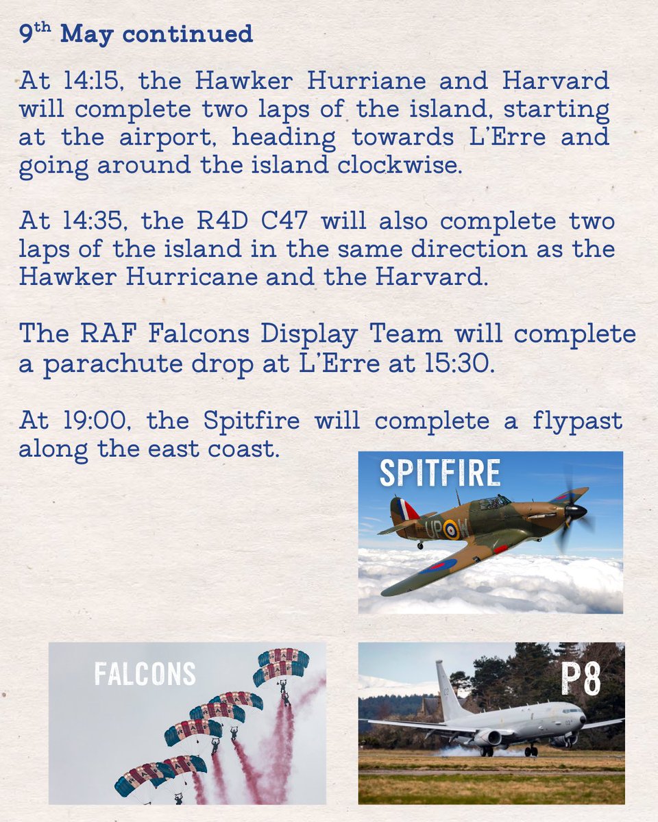 You can find out more about visiting aircraft on our website! ✈️
 
liberationday.gg/event-programm…
 
#LibDay80 #Aircraft #Flypas