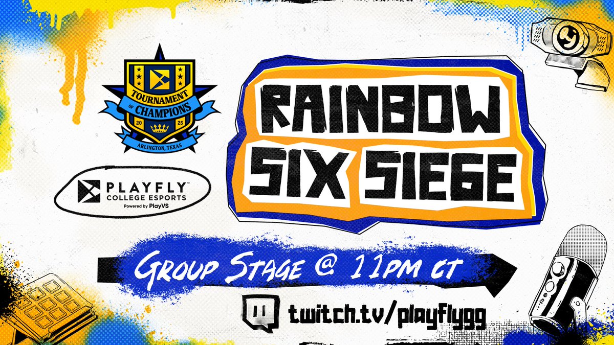 Playfly College Esports (@playflygg) on Twitter photo Tournament of Champions Day 2 kicks-off with fast-paced, FPS action! <a href="/ZipsEsports/">Akron Esports</a> and <a href="/JMU_Esports/">JMU Esports</a> go head-to-head in Rainbow Six Siege at 11AM CT. #playflyggToC
Watch as <a href="/FellowTheCaster/">Fellow</a> & <a href="/Infernos1s/">Infernosis</a> call the shots ▶️ bit.ly/playflyggTwitch
#college #esports #EDU Tournament of Champions Day 2 kicks-off with fast-paced, FPS action! <a href="/ZipsEsports/">Akron Esports</a> and <a href="/JMU_Esports/">JMU Esports</a> go head-to-head in Rainbow Six Siege at 11AM CT. #playflyggToC
Watch as <a href="/FellowTheCaster/">Fellow</a> & <a href="/Infernos1s/">Infernosis</a> call the shots ▶️ bit.ly/playflyggTwitch
#college #esports #EDU