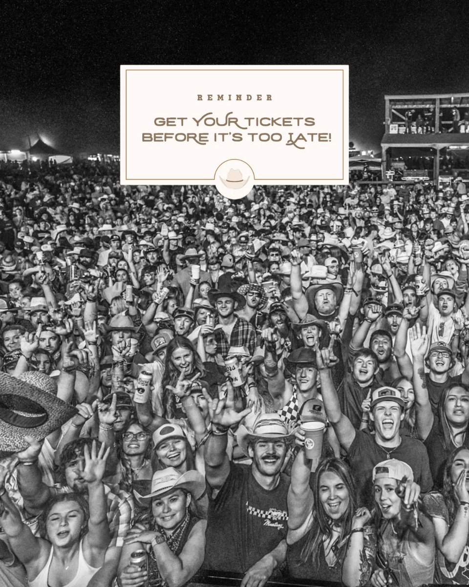 Grab your tickets now! You don’t wanna be the one hearing about it after the party🤠

…waterscountryjam.frontgatetickets.com