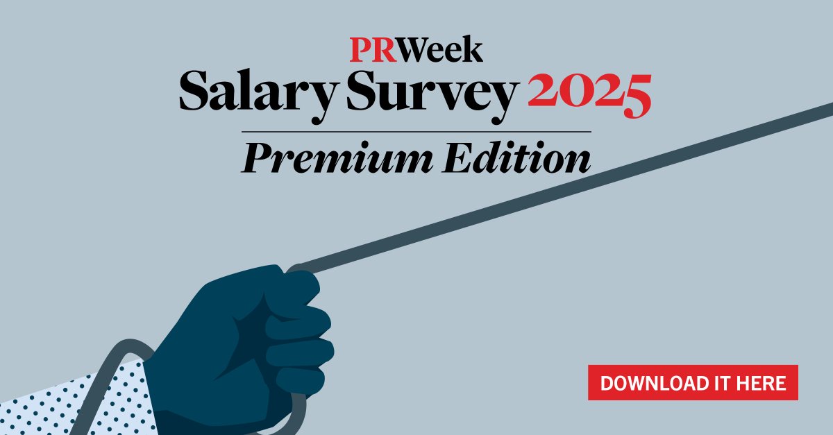 PRWeekUS's tweet image. 60 pages. Countless insights. The 2025 Salary Survey Premium Edition is your blueprint for navigating compensation trends, benefits, and workplace shifts in PR. Download now: bit.ly/4jomVl5
#CommsData #PRWeekInsights #CareerIntel