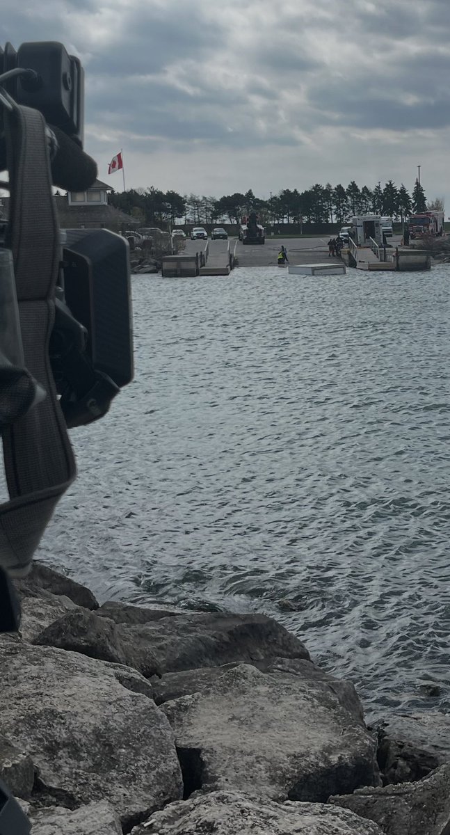 A submerged truck was spotted in Lake Ontario  by a group of kayakers near Lakefront Promenade Park in Peel Region. Police are now preparing to remove it from the lake. UK if anyone is inside of the truck.