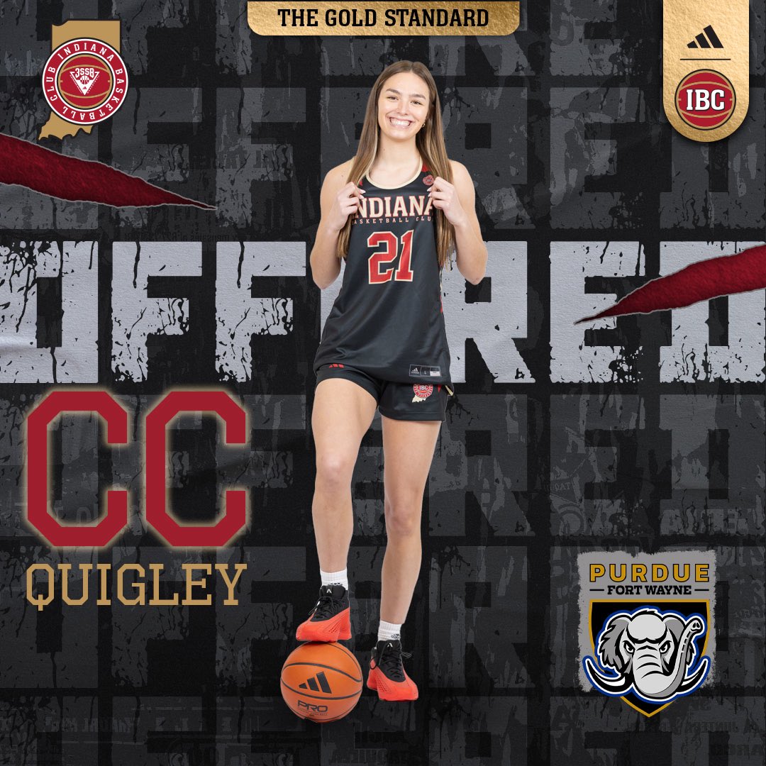 Indiana Basketball Club (@ibcwbb) on Twitter photo CC Quigley (<a href="/CCQuigley1/">Caroline (CC) Quigley</a>) c/o 2026 picks up an offer from <a href="/MastodonWBB/">Purdue Fort Wayne WBB</a> ! <a href="/IBC17U3SSB/">Indiana Basketball Club 17U 3SSB</a> CC Quigley (<a href="/CCQuigley1/">Caroline (CC) Quigley</a>) c/o 2026 picks up an offer from <a href="/MastodonWBB/">Purdue Fort Wayne WBB</a> ! <a href="/IBC17U3SSB/">Indiana Basketball Club 17U 3SSB</a>